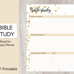 Bible Study Template Printable