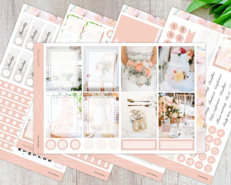 Wedding Planning Stickers Kit