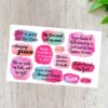 Decorative Faith stickers