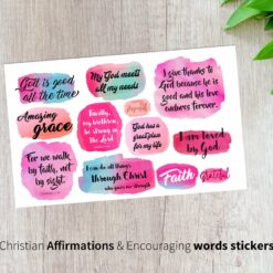 Decorative Faith stickers