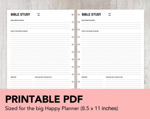 Bible Study Printable - Big HP Size - Image 5