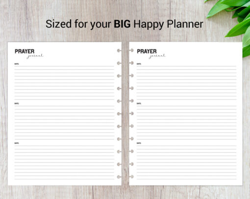 Prayer Journal - Big Happy Planner Size - Image 4