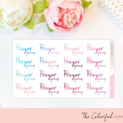 Prayer Group Planner Sticker