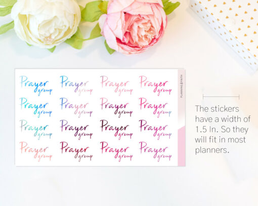 Prayer Group Planner Sticker