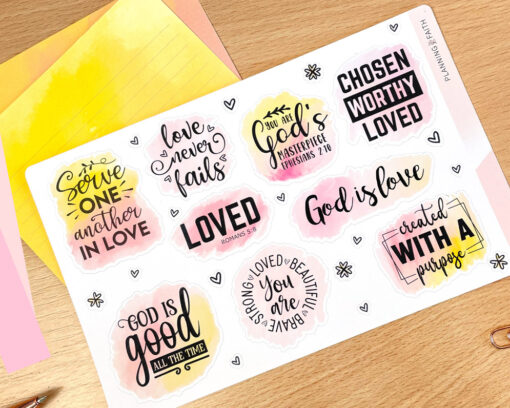 God is Love Bible Journaling Kit