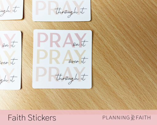 Pray Pray Pray - Vinyl Sticker - Image 3