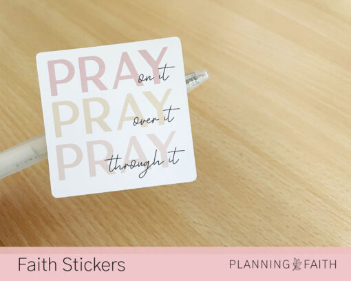 Pray Pray Pray - Vinyl Sticker - Image 5