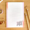 Notepad christian stationery