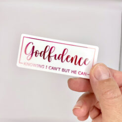 godfidence sticker