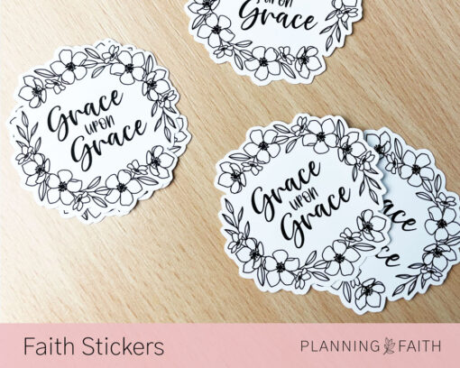 Grace upon Grace - Vinyl Sticker - Image 5