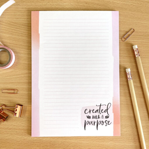 Notepad christian stationery