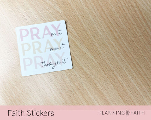 Pray Pray Pray - Vinyl Sticker - Image 6