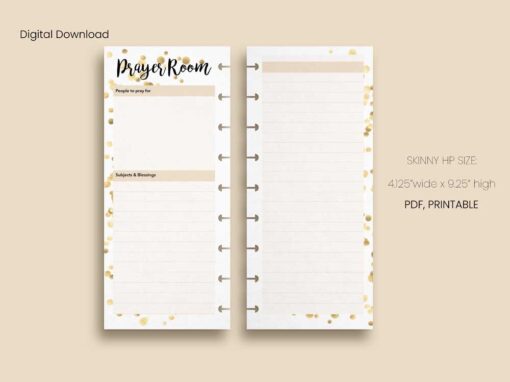 Prayer Journal - Skinny HP Size | Confetti Collection