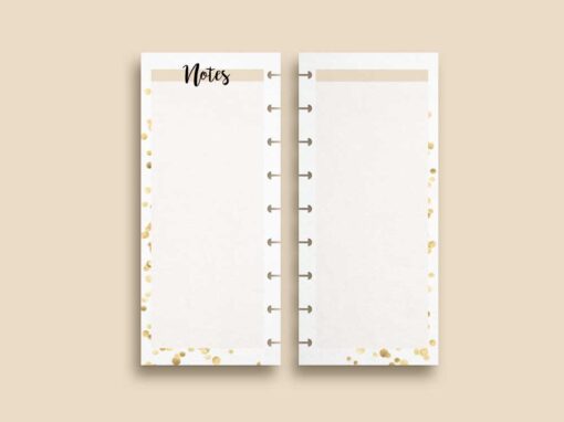 Faith Note Paper Printable - Happy Planner Skinny Size | Confetti Collection - Image 4