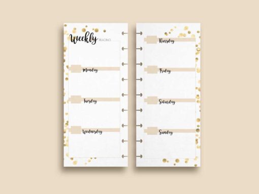 Weekly Reading Template - HP Skinny Size | Confetti Collection - Image 4