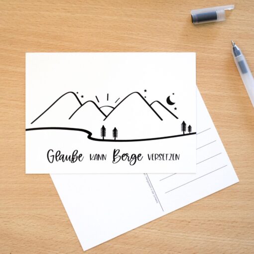 Greeting Card - Glaube kann Berge versetzen - Image 4