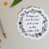 Perhaps you were born for such a time as this - Vinyl Sticker
