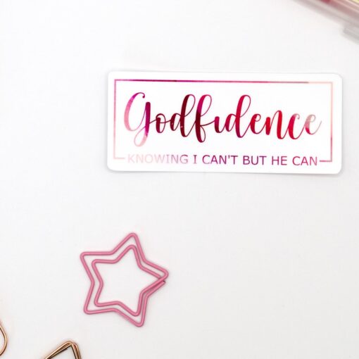 Godfidence - Faith Sticker - Image 4