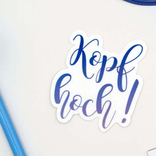 Kopf Hoch - Vinyl Sticker