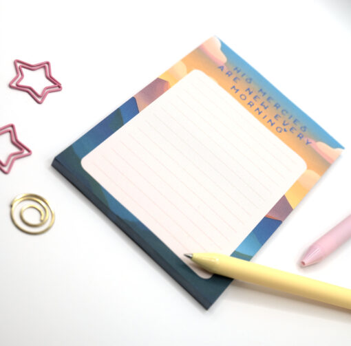 A6 Notepad New Mercies Every Morning - Fill Your Cup Collection - Image 2