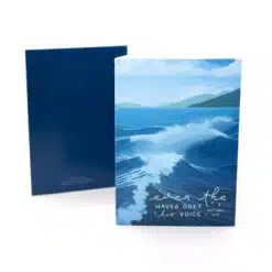 Greeting Card: “Even the Waves” Scripture Card